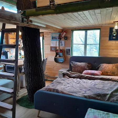 Tree House Ramona & Fairytale Wooden House By Ljubljana Konukevi Grosuplje