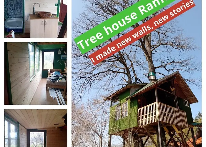 Gasthuis Tree House Ramona & Fairytale Wooden House By Ljubljana
